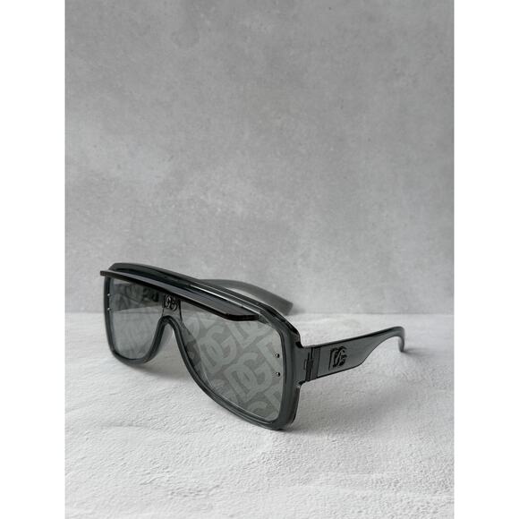 NEW Dolce & Gabbana DG6205 Grey Logo Visor Sunglasses $425 main image 4